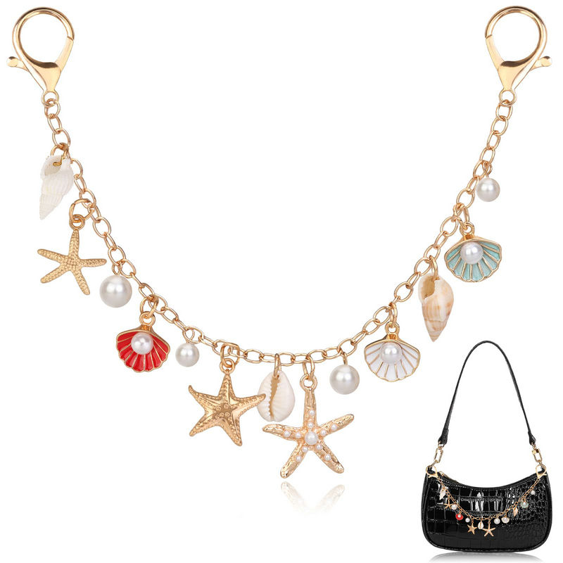 Women Accessories Pack - Bolsa encantos para bolsas chaveiro dourado