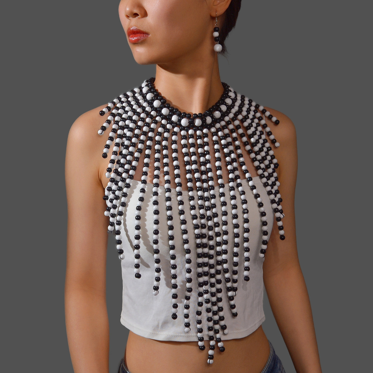 Women'S Accessories In The 1920S - Conjunto de colar e brincos com