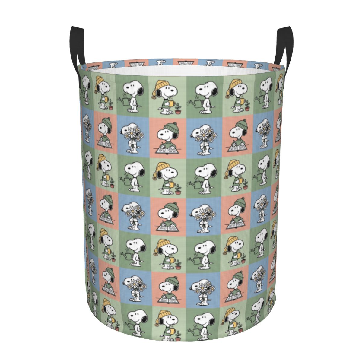 Women Accessories Hamper - Cesto de Roupa Grande Xadrez Snoopy