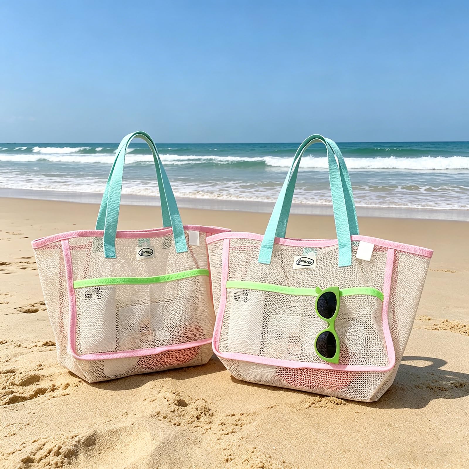 Women Accessories Pack - Bolsas de Praia para Mulheres, Coloridas,