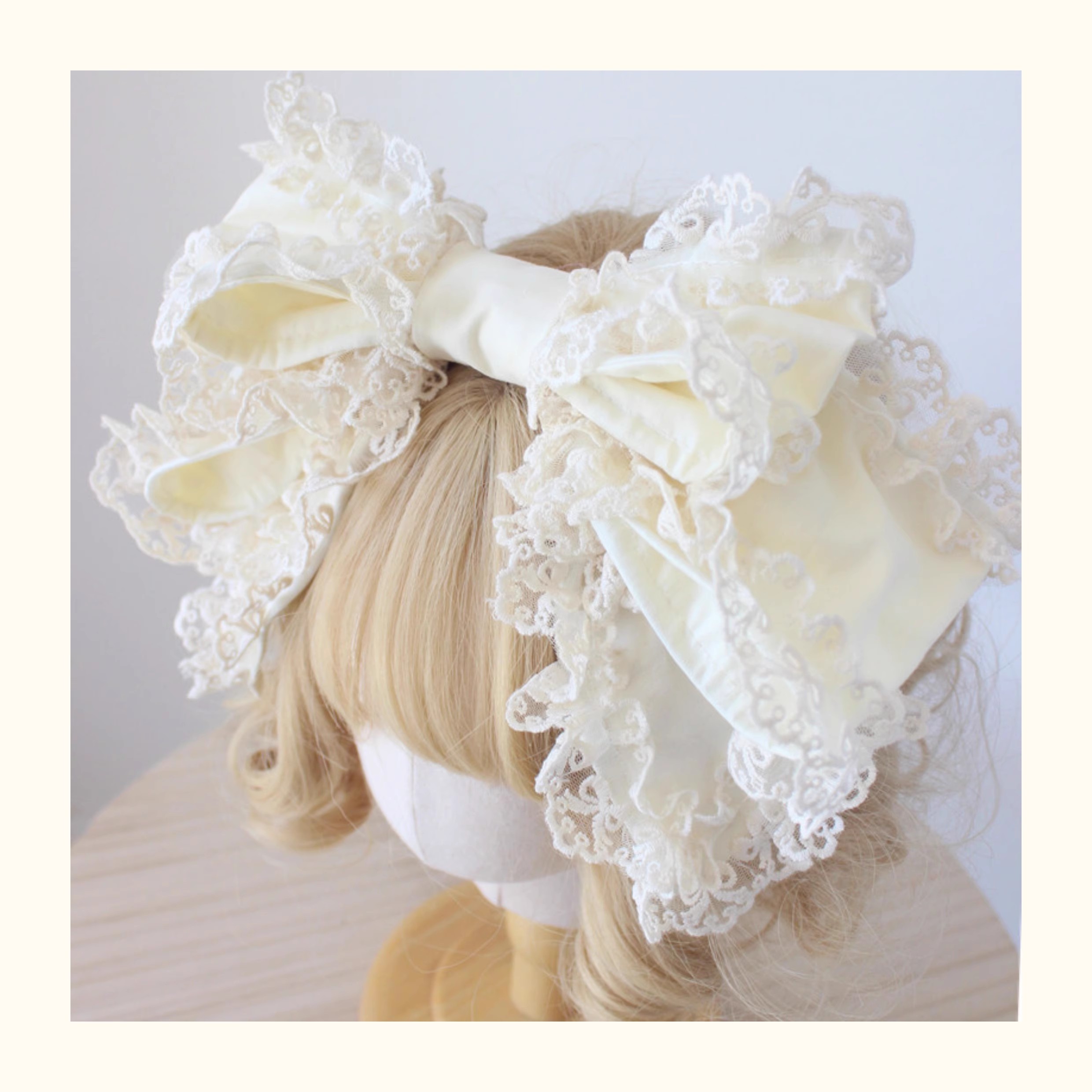 Women'S Victorian Accessories - Tiara Lolita com Laço Grande de