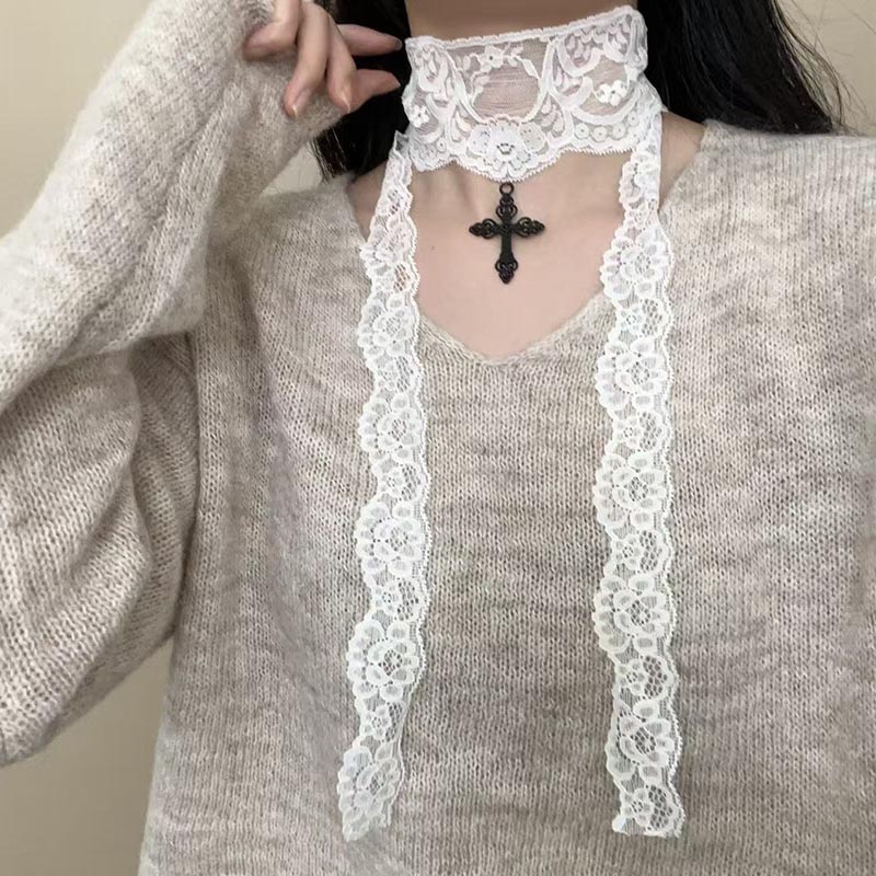 Colar Choker Longo de Renda Se - Women'S Victorian Accessories avaliação e preço