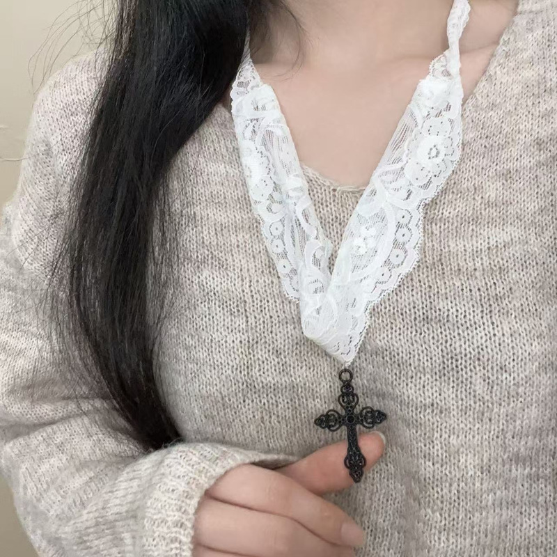 Colar Choker Longo de Renda Se - Women'S Victorian Accessories avaliação e preço