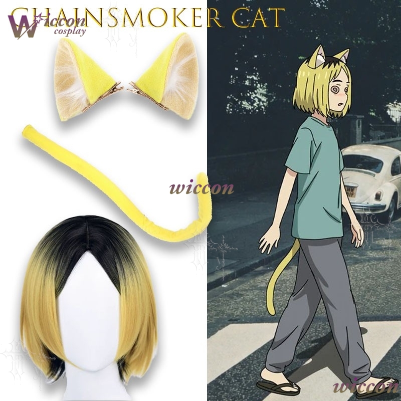 Peruca de Cosplay Chainsmoker  - Women Accessories Kit avaliação e preço