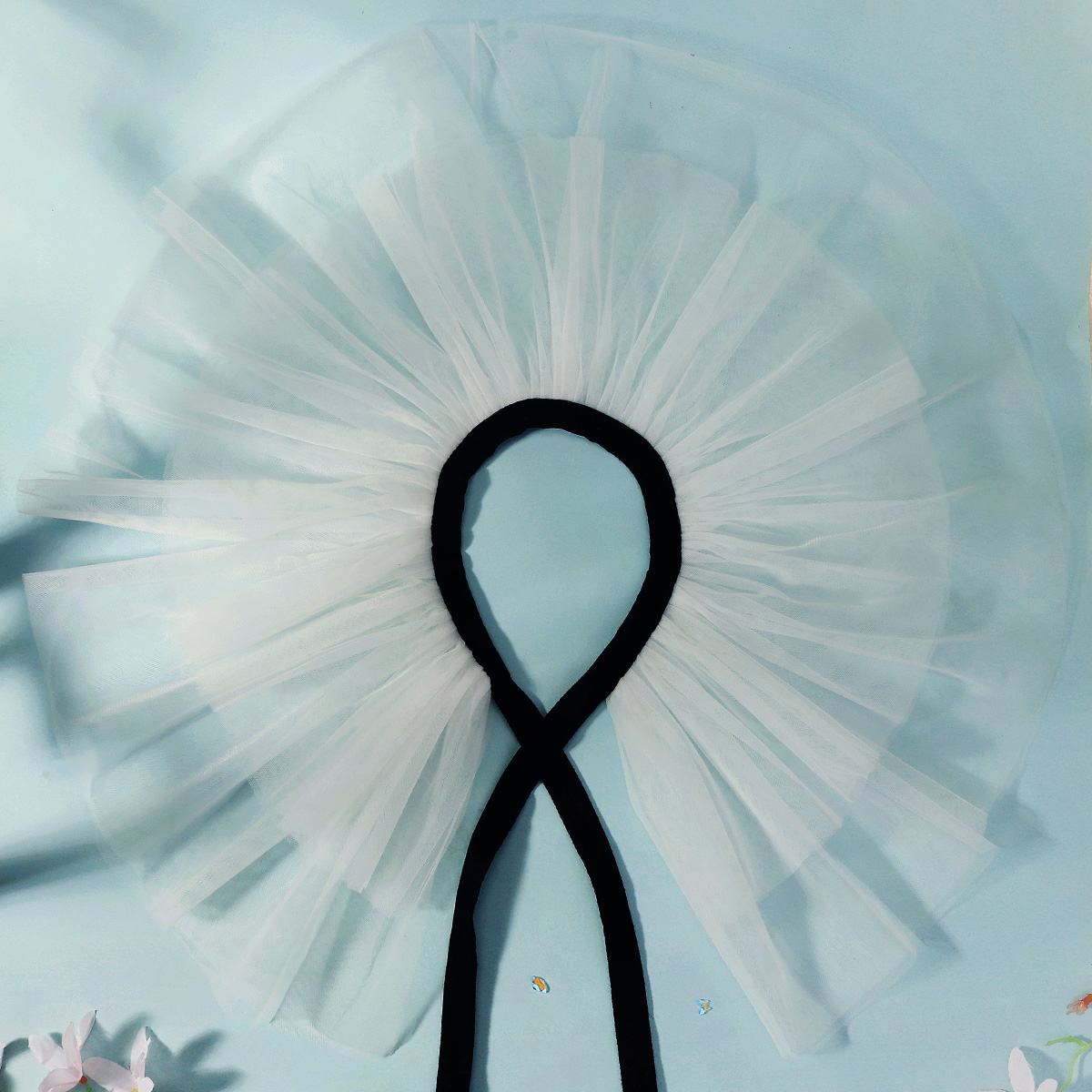 Moda tule plissado colar para  - Women'S Victorian Accessories avaliação e preço