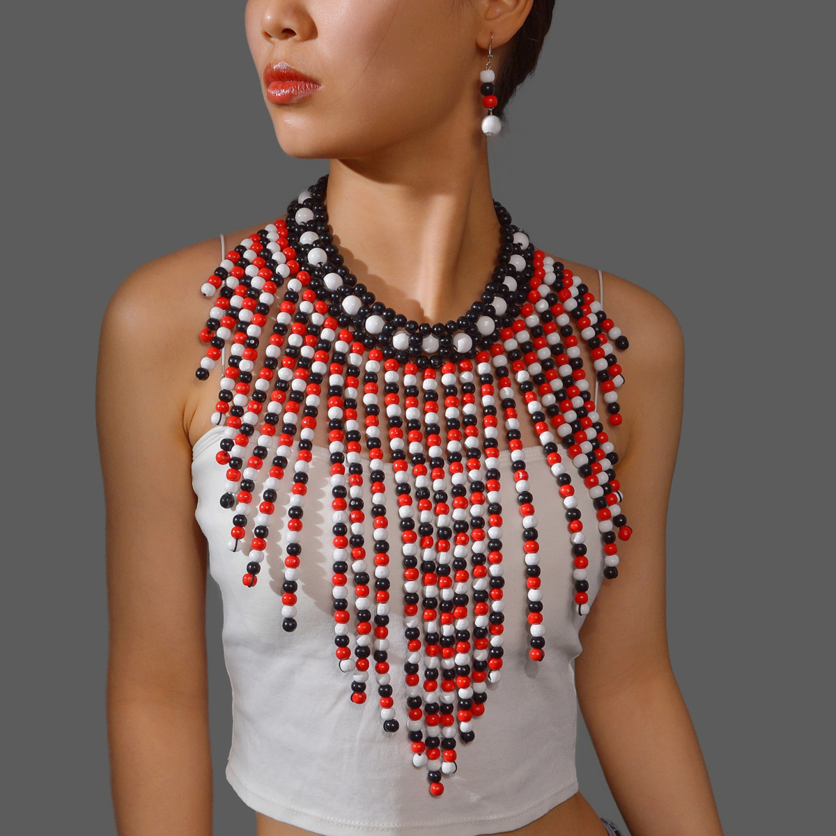 Conjunto de colar e brincos co - Women'S Accessories In The 1920S avaliação e preço