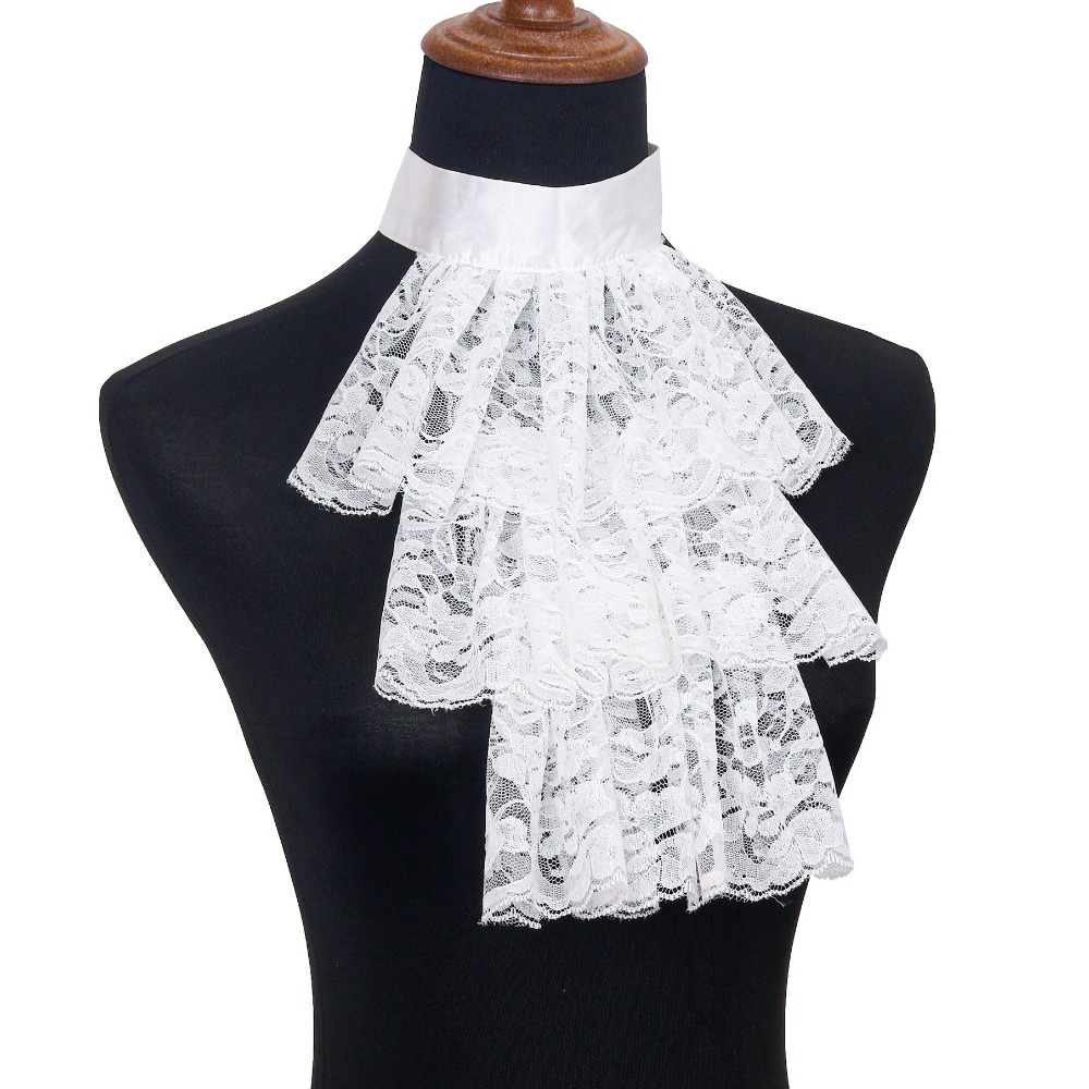 Gola Jabot de Renda Vitoriana  - Women'S Victorian Accessories avaliação e preço