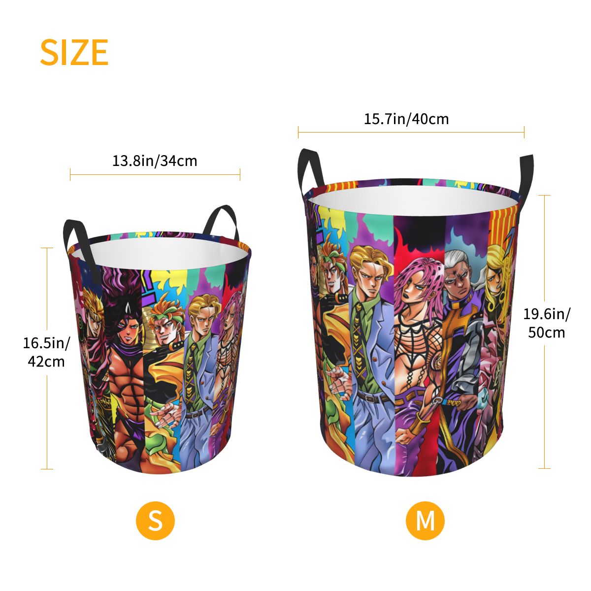 Cesto de Roupa Anime JoJo Biza - Women Accessories Hamper avaliação e preço