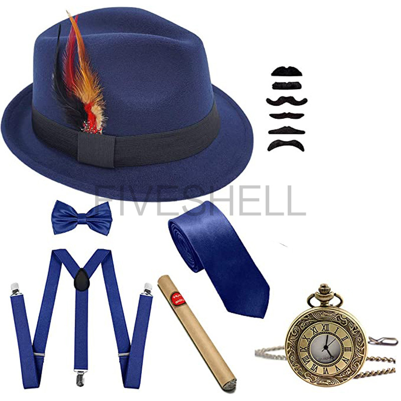 Mens 1920s Gatsby Gangster Tra - Women'S Accessories In The 1920S avaliação e preço