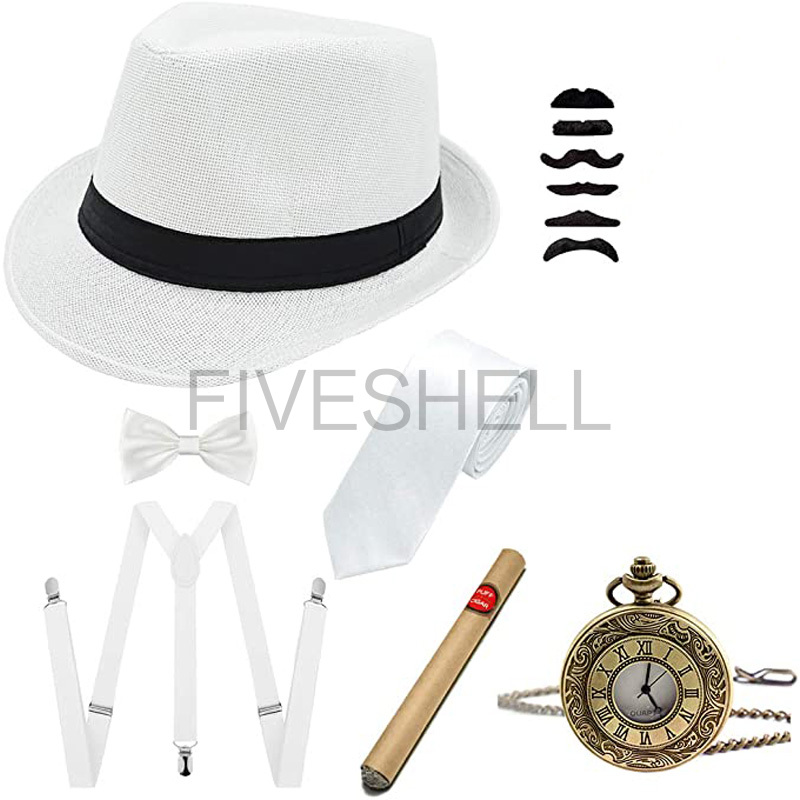 Mens 1920s Gatsby Gangster Tra - Women'S Accessories In The 1920S avaliação e preço