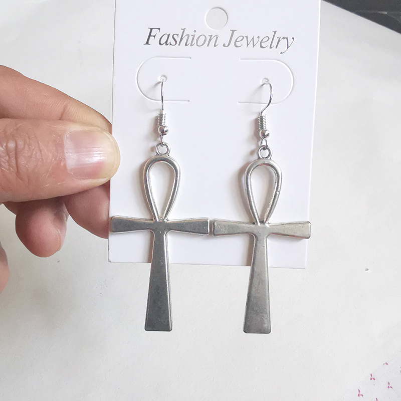 Brincos egípcios grandes ankh  - Women'S Egyptian Accessories avaliação e preço
