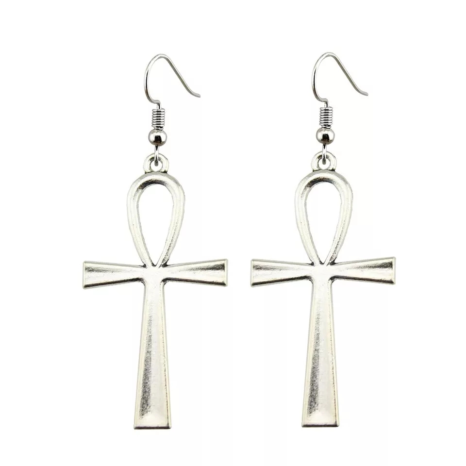 Brincos egípcios grandes ankh  - Women'S Egyptian Accessories avaliação e preço