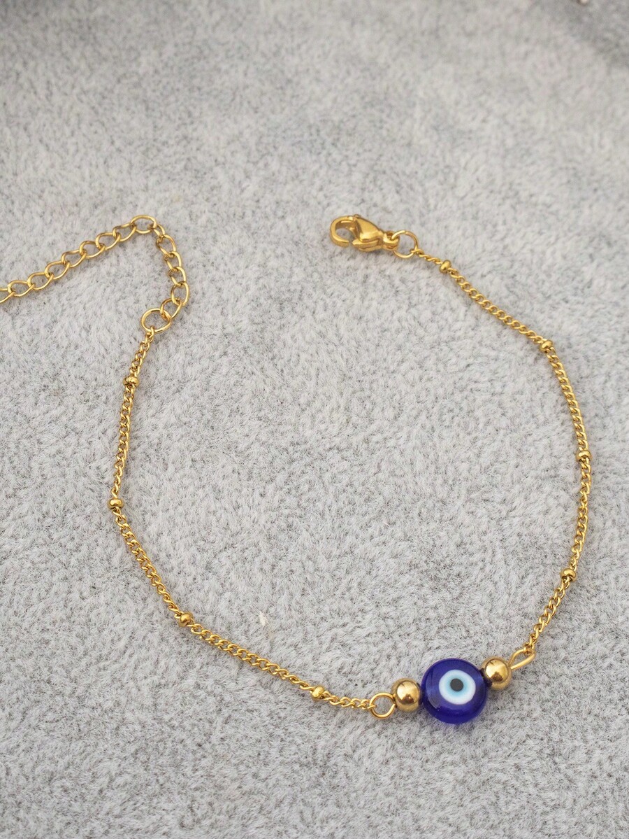1 unidade de pulseira delicada - Evil Eye Bracelet avaliação e preço