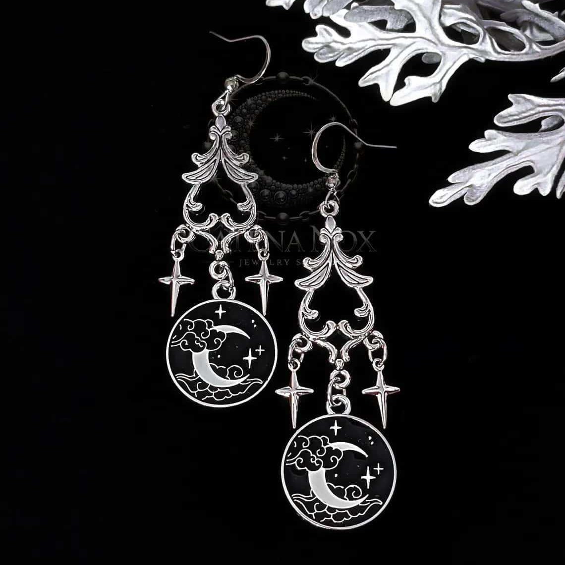 Brinco Moon Magic, joias gótic - Women'S Victorian Accessories avaliação e preço