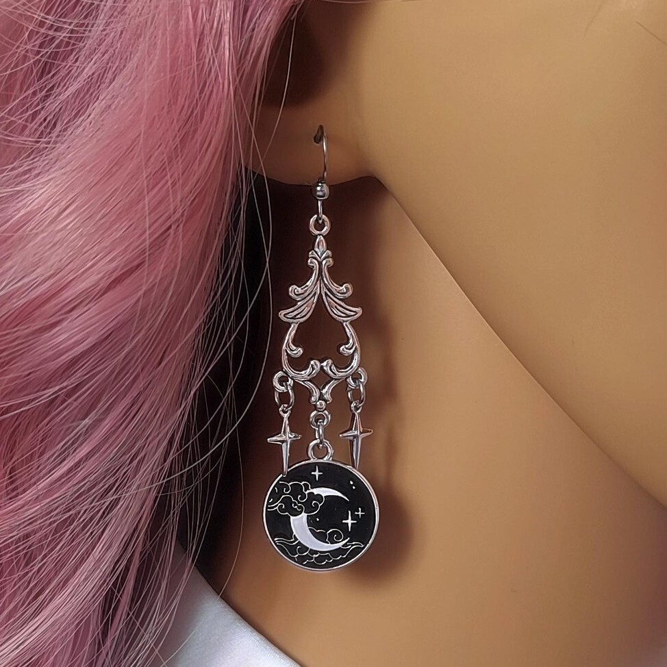 Brinco Moon Magic, joias gótic - Women'S Victorian Accessories avaliação e preço