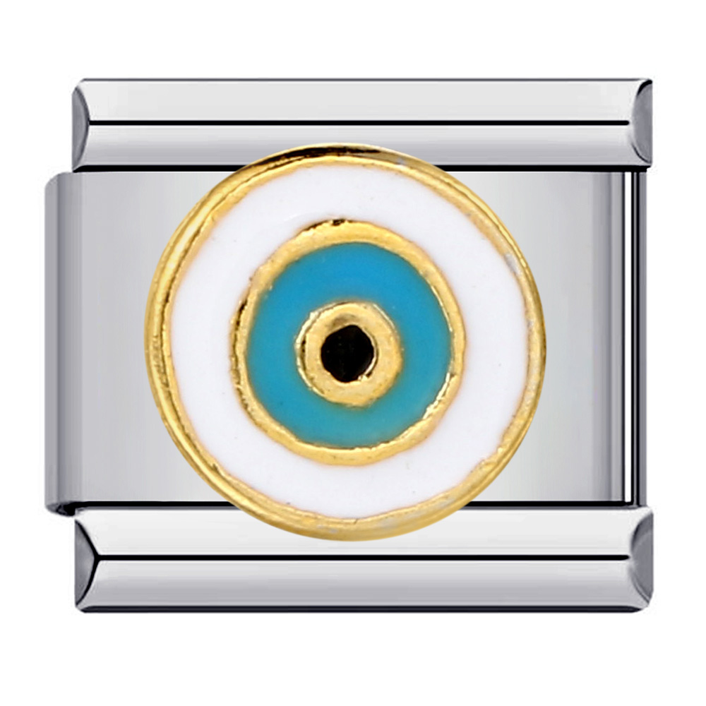 URING-Pulseira de Aço Inoxidáv - Evil Eye Bracelet avaliação e preço