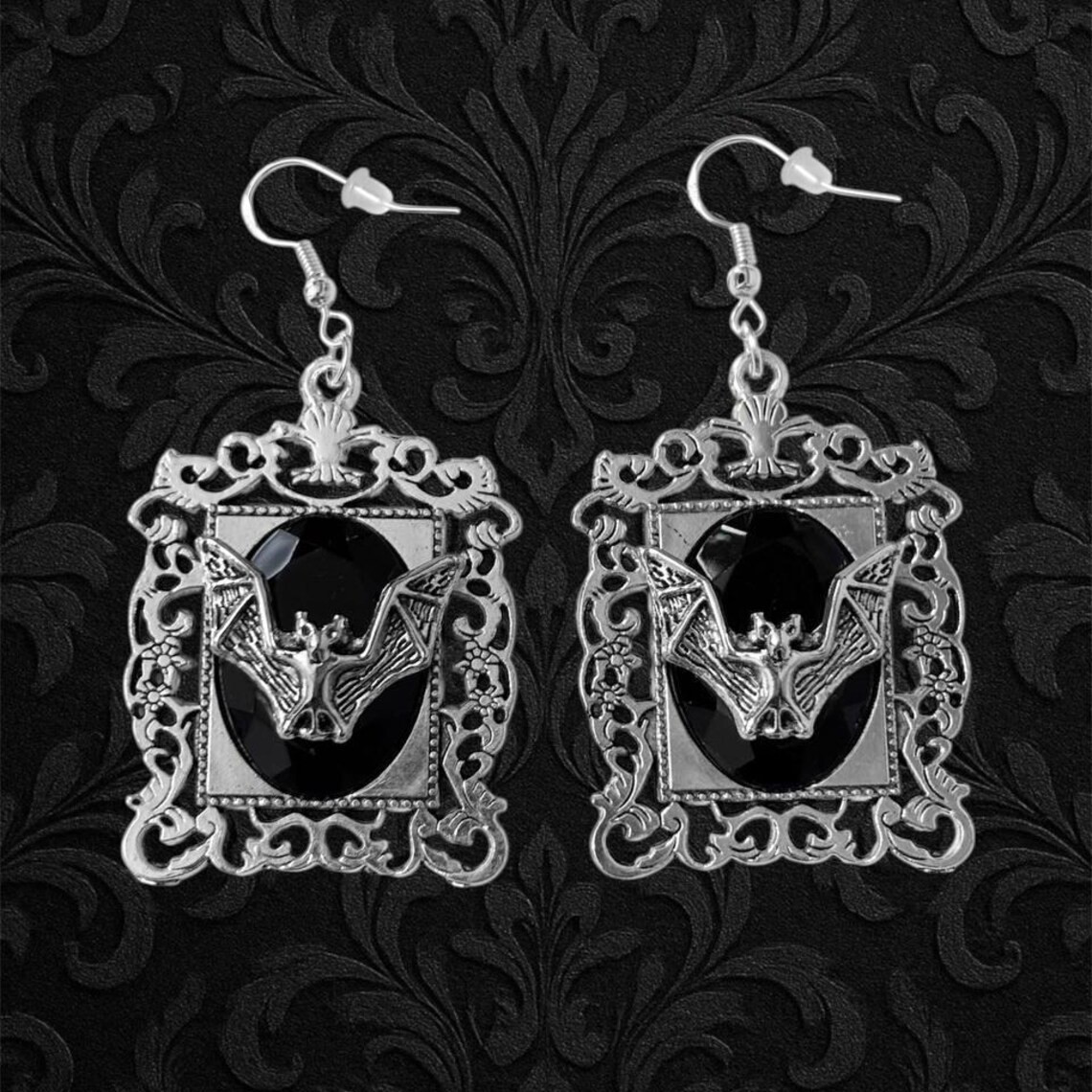 Brincos de morcego vampiro, jo - Women'S Victorian Accessories avaliação e preço