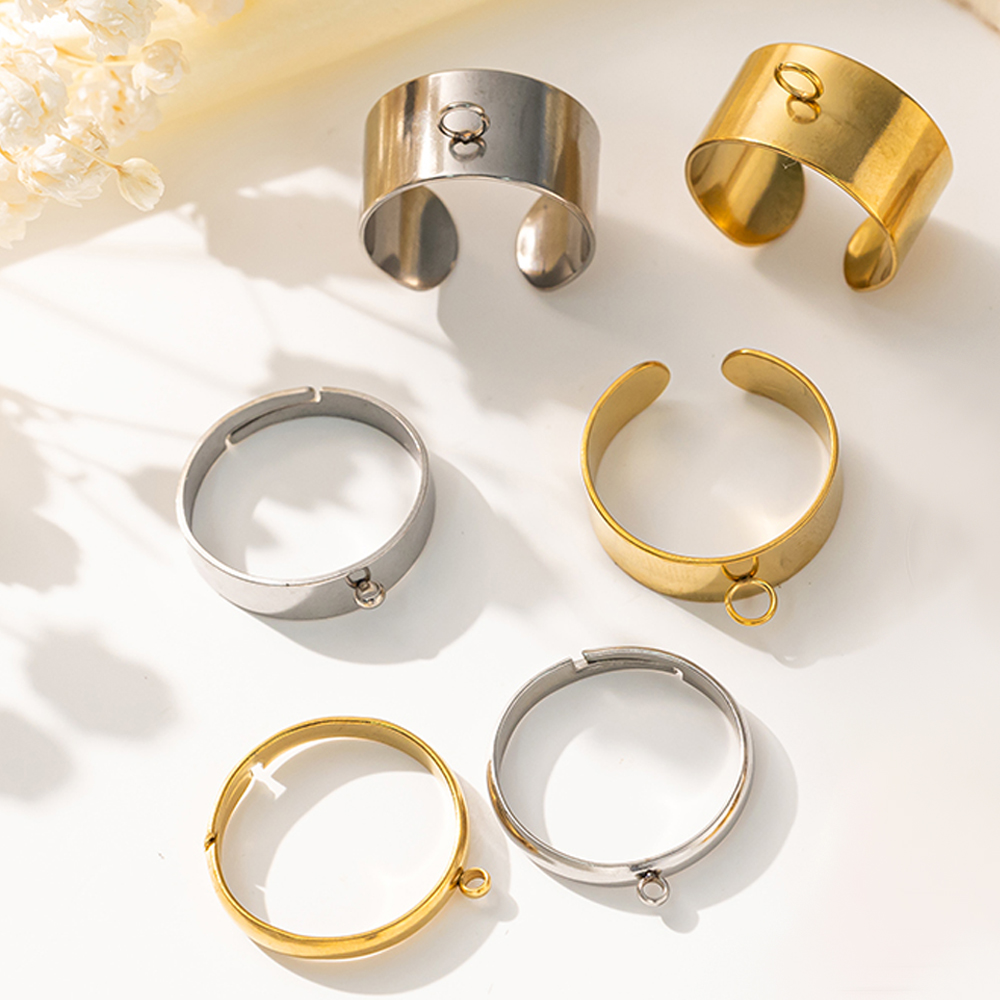 5 pçs/lote aço inoxidável cor  - Women Accessories Pack avaliação e preço