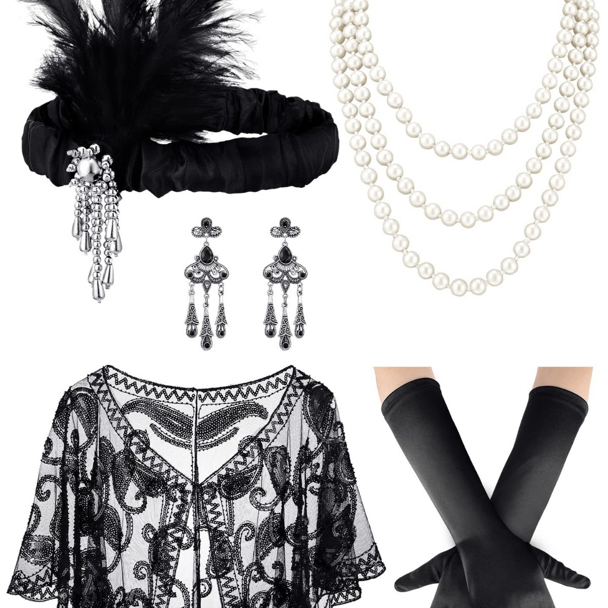 1920s gatsby festa de casament - Women'S Accessories In The 1920S avaliação e preço
