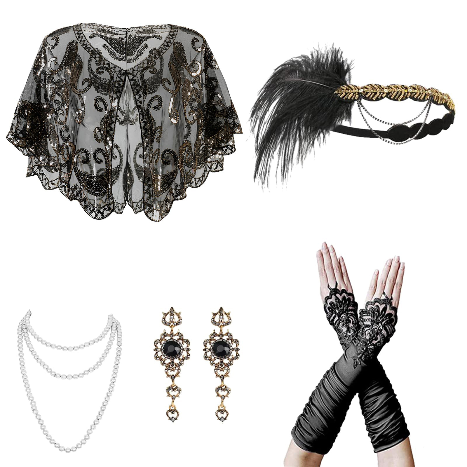 1920s gatsby festa de casament - Women'S Accessories In The 1920S avaliação e preço