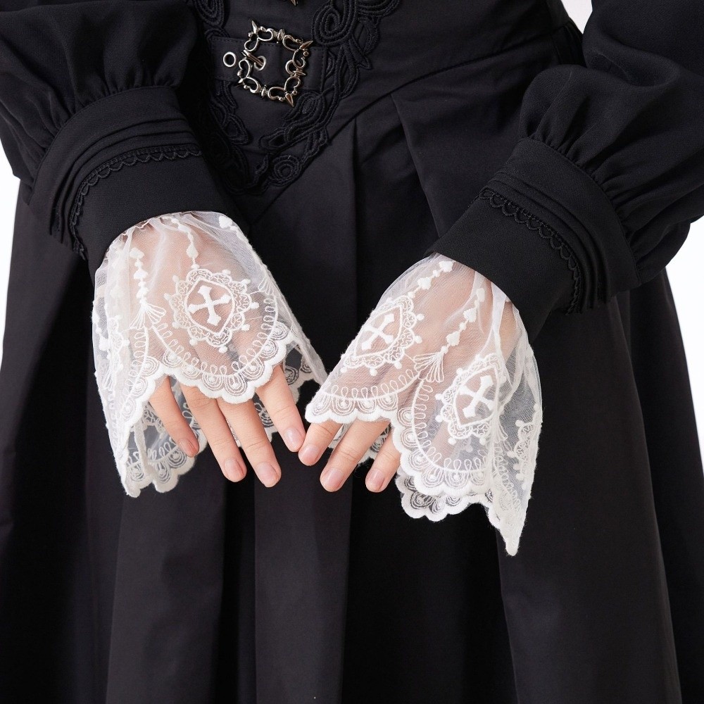 Estilo vitoriano renda jabot c - Women'S Victorian Accessories avaliação e preço
